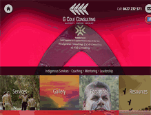 Tablet Screenshot of gcoleconsulting.com.au